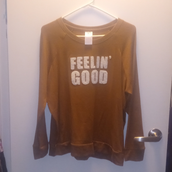 Sweater with Textured Letters - Picture 4 of 4